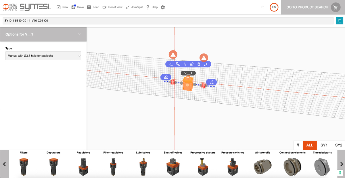 Syntesi configurator productopties