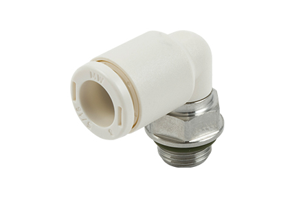 Koppelingen vervaardigd uit AISI 316L roestvast staal en technopolymeer met een hoge bestendigheid Serie XTR, voor diameters &Oslash; 6 en 8 mm, draadaansluitingen 1/8&rdquo; en 1/4&rdquo;
